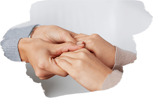 women holding hands